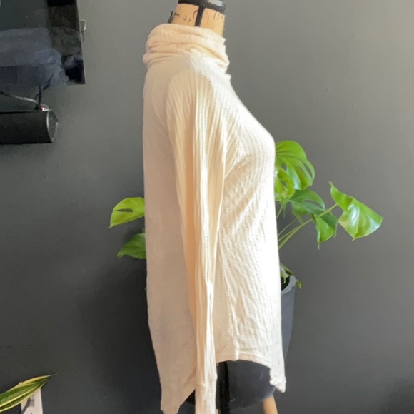 Chaser waffle-knit turtleneck tunic - Picture 2 of 5